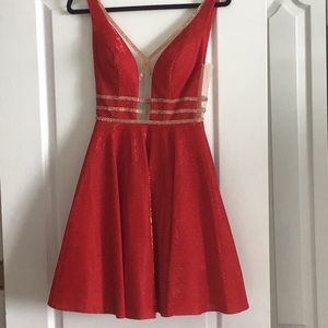 Jovani Red size 2 65631